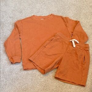 Cat & Jack Kids Set in Warm Orange